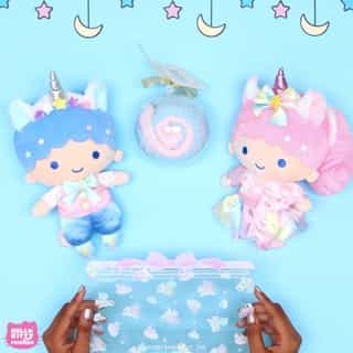 Holidays have you stressed? Learn how to make this NEW DIY Calming Glitter Jar on the #HelloKittyandFriends Youtube channel. Link in bio.