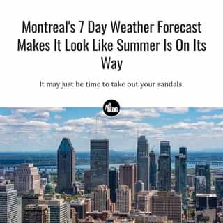 If The Weather Network's predictions prove themselves right, we're in for a beautiful week ahead of us.⁠
⁠
*Click the link in @mtlblog bio for the full story! ⁠
⁠
📸: Marc Bruxelle via @dreamstime⁠
