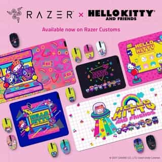 Go on a supercute gaming adventure with @razer x Hello Kitty and Friends! 👾💕 Give your setup an adorable makeover with customizable accessories  featuring your favorite Sanrio characters. Now available on Razer Customs. Link in bio! ⁠