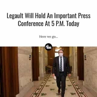 With COVID-19 variants and a third wave bearing down on the province, Legault's announcement on Tuesday could include further measures. ⁠
⁠
*Click the link in @mtlblog bio for the full story! ⁠
⁠
📸: @francoislegault.pm⁠
