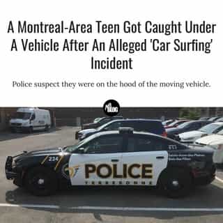 The victim was "was immediately taken to Sacré-Coeur Hospital in Montreal for significant injuries to the lower body" and is considered "out of danger," police say.⁠
⁠
*Click the link in @mtlblog bio for the full story! ⁠
⁠
📸: PoliceTRB | Twitter⁠
