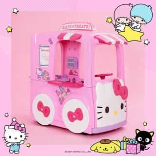 🎀GIVEAWAY🎀 It’s Day 4 of 12 Days of Gifting! 🎁 Follow the steps below to enter for a chance to win the @HelloKitty Eats and Treats Ride-On Truck from @walmart:⁠
⁠
❄️Follow @sanrio on Instagram⁠
❄️Like & save this post⁠
❄️Tag a friend who deserves some holiday cheer!⁠
⁠
Share this post on your IG story so your friends don’t miss out!✨ ⁠
⁠
Sweepstakes ends 12/5 at 11:59am PST. One winner will be chosen and contacted via DM from the verified Sanrio account. No purchase necessary. Must be a US resident and 18+ to enter. Visit the link in bio for the official rules. Shop the Hello Kitty Eats and Treats Ride-On Truck in select Walmart stores.