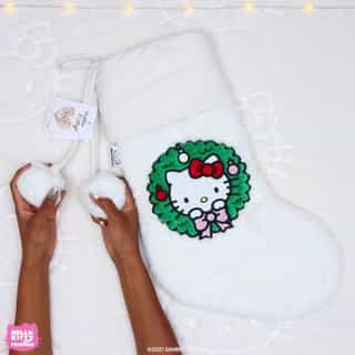Step into something cozy with the Hello Kitty x @potterybarnteen Holiday Collection! See all the new items on the #HelloKittyandFriends YouTube channel ❄️ Link in bio!