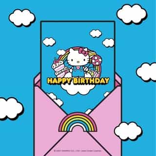 Send a sweet message with @paperlesspost! 💌  Spread a little extra kindness during @hellokitty's birthday month and connect with friends around the world, instantly. Tap the link in bio to send a FREE Hello Kitty and Friends online greeting card✨ #HelloKittyHelloKindness