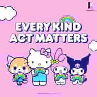 Every Kind Act Matters ! Through @kindnessorg’s research, they have found that even small acts can have as big of an impact as larger, seemingly more impressive acts. There is nothing too small that you can do to make a difference. Link in bio for easy ways ✨ #HelloKittyHelloKindness