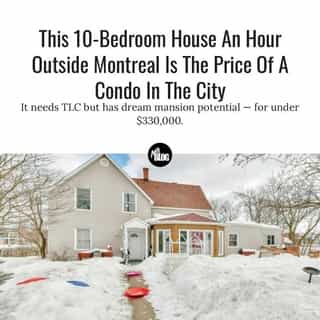 If you expand your search further outside the city, it's amazing what you can get! ⁠
⁠
*Click the link in @mtlblog bio for more information! ⁠
⁠
📸: Marie-Christine Tremblay via RE/MAX BONJOUR⁠

