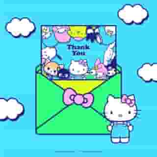 In celebration of @hellokitty’s birthday month, spread a little extra kindness and connect with friends around the world, instantly, with Hello Kitty and Friends online greeting cards! 💌 Tap the link in bio to send a sweet message via @paperlesspost ✨ #HelloKittyHelloKindness