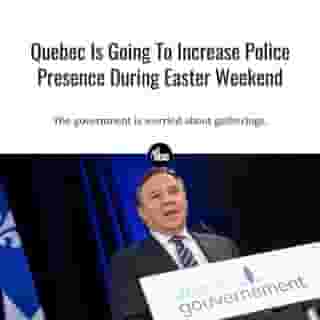 He issued a stern reminder to all Quebecers that "it's not a good idea to have family parties or invite your friends over."⁠
⁠
*Click the link in @mtlblog bio for the full story! ⁠
⁠
📸: @francoislegault.pm⁠
