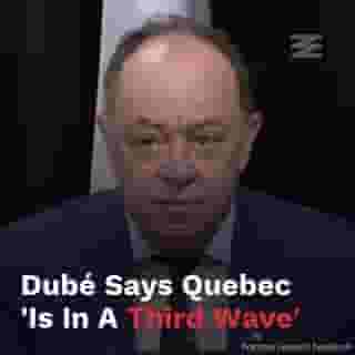 Dubé has declared Quebec 'is in a third wave'⁠
⁠
*Click the link in @mtlblog bio for the full story! ⁠
