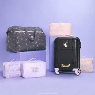 Travel with your favorite besties 💗💜 New Kuromi and My Melody travel accessories have arrived! Tap the link in bio to shop.