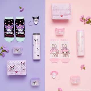 Sassy 💜 or sweet 💗? Kuromi and My Melody new arrivals just landed! Shop now with the link in bio ✨