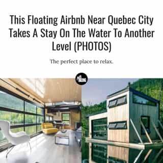 "Come and experience the place where time slows down," as it says on the listing.⁠
⁠
*Click the link in @mtlblog bio for the full story! ⁠
⁠
📸: @airbnb⁠
