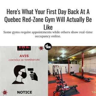 You are not required to wear a mask when you're actually working out but you do need to wear one when you're walking around the gym. 😷⁠
⁠
*Click the link in @mtlblog bio for the full story! ⁠
⁠
📸: @yazbodyshop⁠
⁠
⁠
