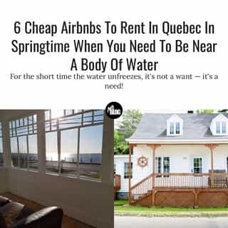 They're cheap, near the water and make for fab springtime rentals in the province! 😍⁠
⁠
*Click the link in @mtlblog bio for the full story! ⁠
⁠
📸: @airbnb⁠
