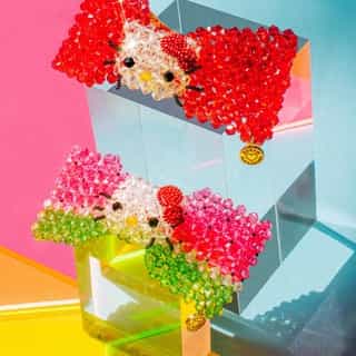 Introducing @HelloKitty x @susan_alexandra: a supercute collection of unique, hand-crafted accessories featuring Hello Kitty! Tap the link in bio to shop✨