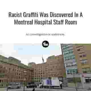 Eric Forest, a spokesperson for the CIUSSS Centre-Sud, told MTL Blog that the graffiti was directed at staff and medical staff in a particular area of the hospital.⁠
⁠
*Click the link in @mtlblog bio for the full story! ⁠
⁠
📸: @googlemaps