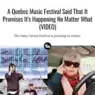 Teresa, the festival's figurehead and spokesperson, said that she "learned from a 5G tower" that the festival will return this May.⁠
⁠
*Click the link in @mtlblog bio for the full story! ⁠
⁠
📸: @santateresafest ⁠
