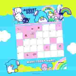 Say hello to a new month with # Tuxedosam! 🌈🗓️ Tap the link in bio to download your Friend of the Month calendar for August! #SanrioFOTM