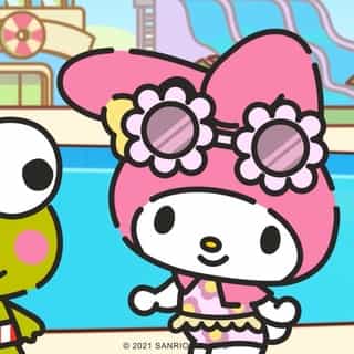 It's time to take on THE PLUNGE! 🌊 ☀️ Will Kuromi join her friends on the biggest ride at the water park? Find out in the newest episode of Hello Kitty and Friends Supercute Adventures on the #HelloKittyandFriends YouTube channel! Link in bio✨