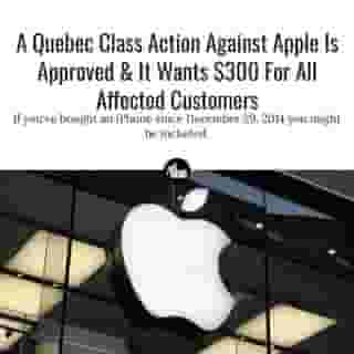 The plaintiffs claim that Apple violated part of Quebec's Consumer Protection Act with product batteries that have a "limited lifespan."⁠
⁠
*Click the link in @mtlblog bio for the full story! ⁠
⁠
⁠📸: Fotofreaks via @dreamstime