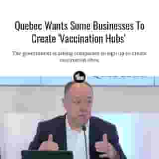 Health Minister Chrisitan Dubé announced Friday that the province is inviting businesses to lend a helping hand with Quebec's vaccination effort.⁠
⁠
*Click the link in @mtlblog bio for the full story! ⁠
⁠
📸: @francoislegault.pm