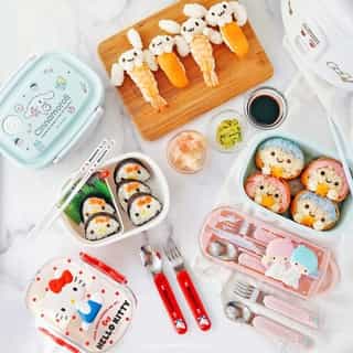 Itadakimasu いただきます! 🍣💕 Did you know that means "Let's eat!" in Japanese? Celebrate #InternationalSushiDay with supercute Sanrio-themed sushi by @betweenballoons + shop these adorable bento boxes and more! Link in bio✨