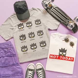 This mischievous penguin is a mood 💜 Link in bio to shop #BadtzMaru apparel. 